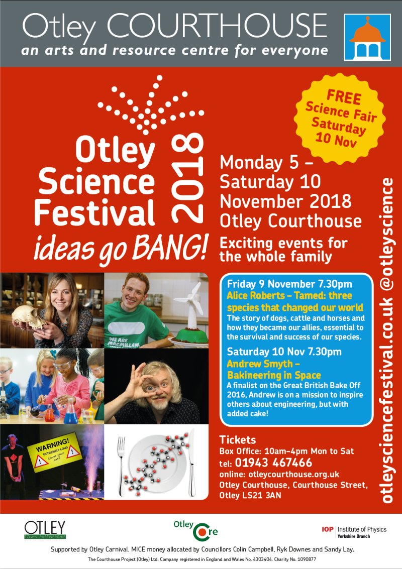 Science Festival 2018 poster