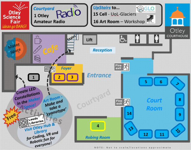 Science Fair 2025 map