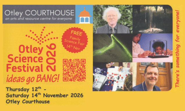 Colourful poster image for Otley Science Festival 2026
